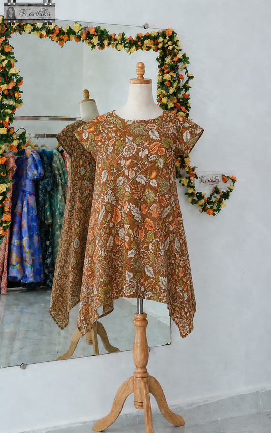 Kalamkari cotton tunic