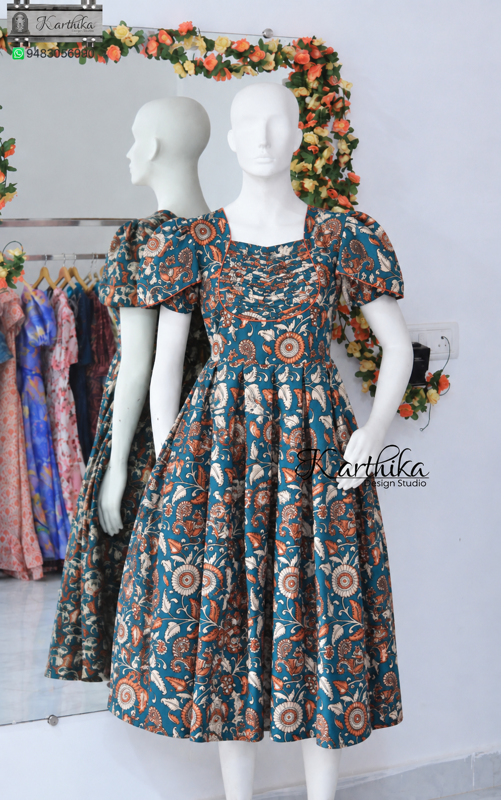 Kalamkari cotton frock