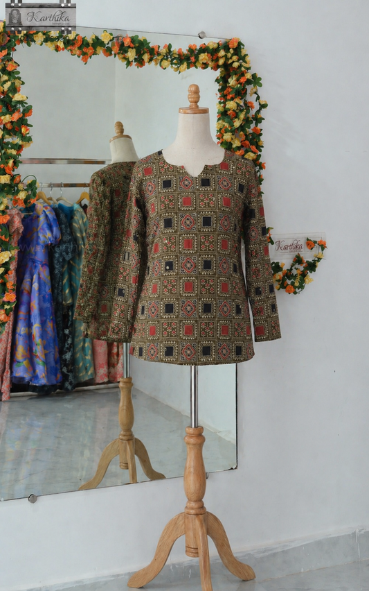 Printed Mul cotton tunic