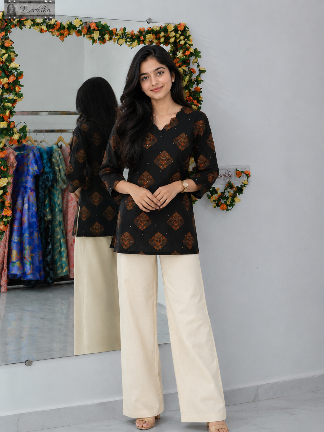 Printed Mul cotton tunic