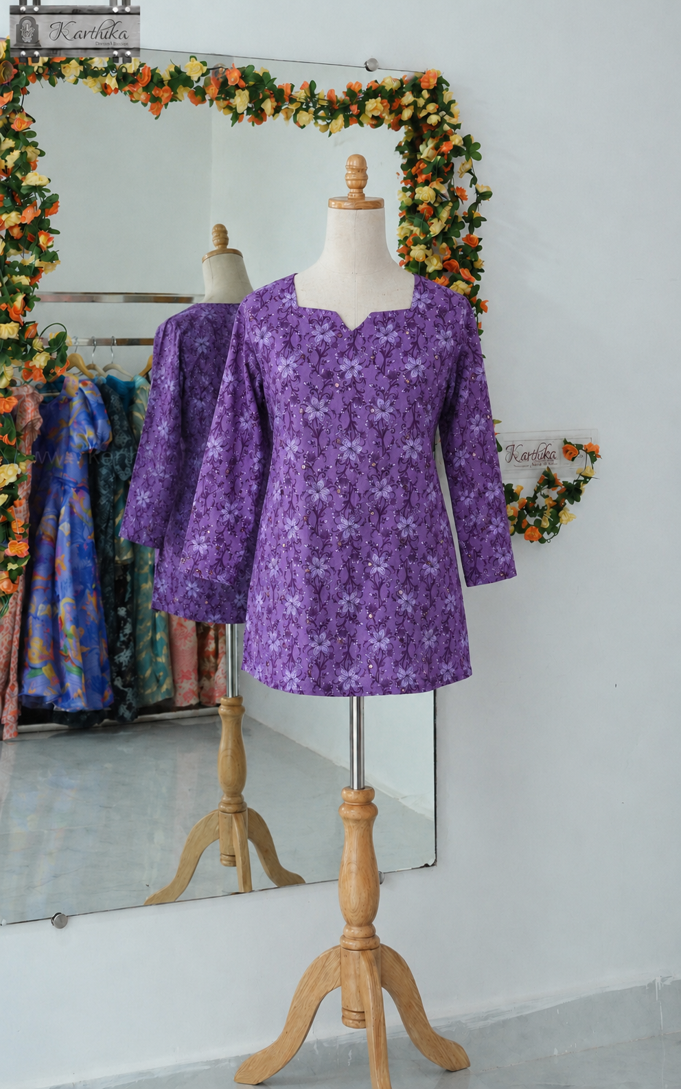 Printed Mul cotton tunic