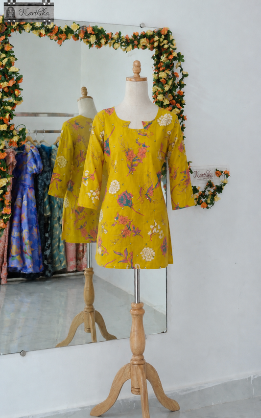 Printed Mul cotton tunic