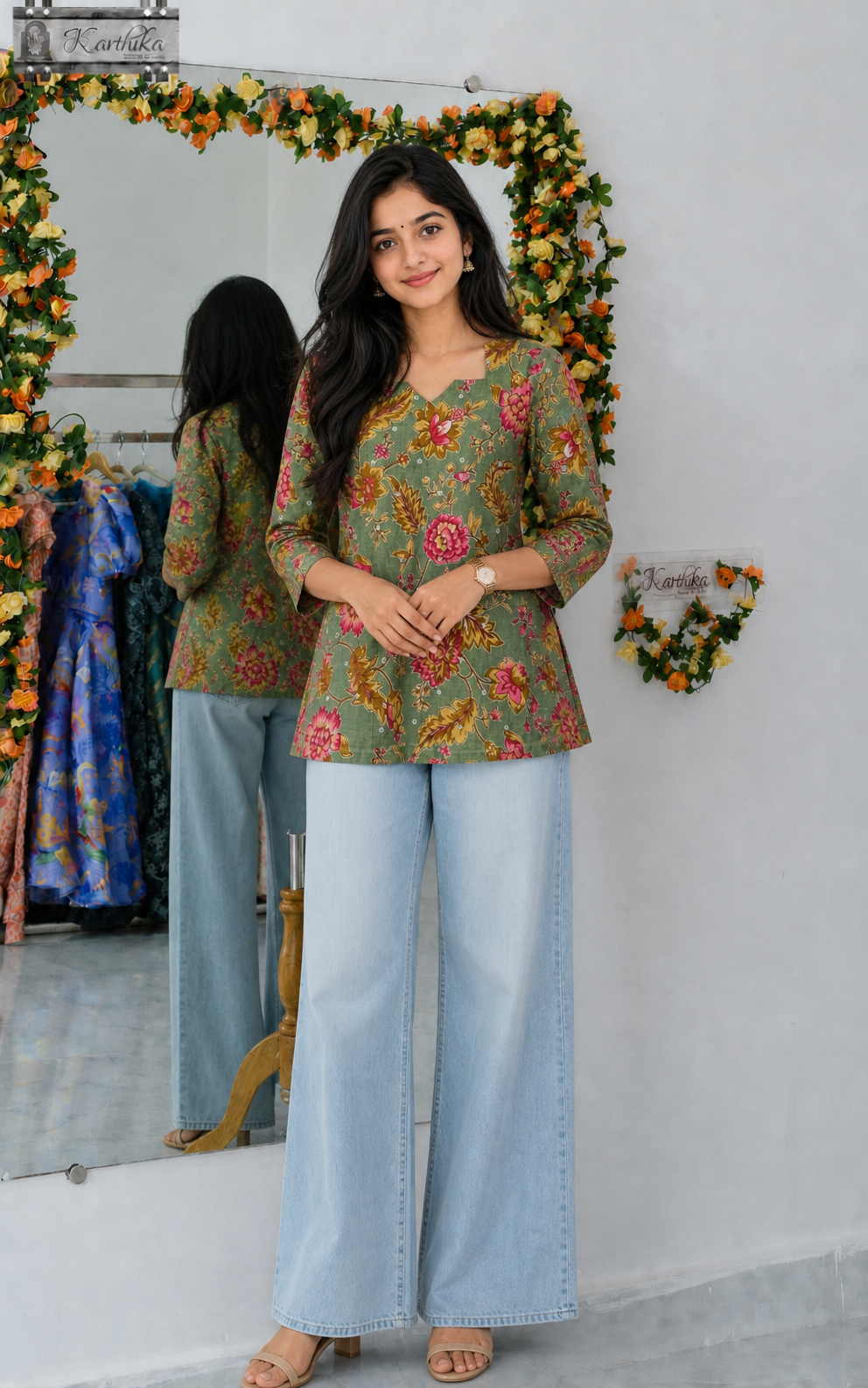 Printed Mul cotton tunic