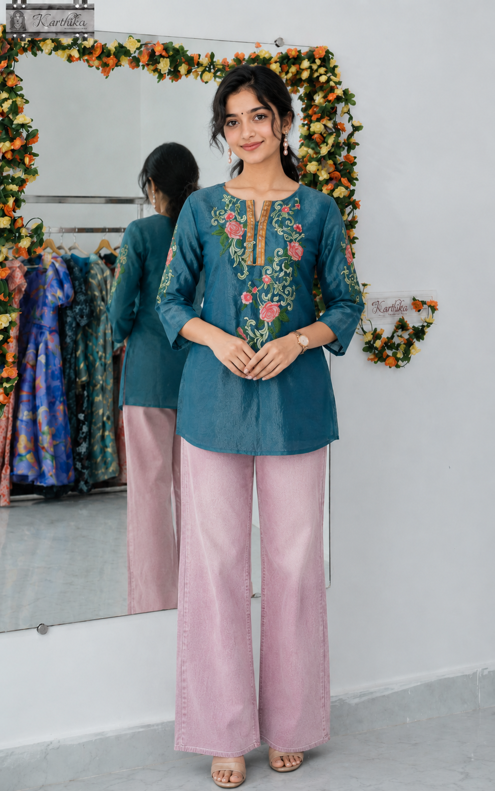 Embroidered Jimmychoo tunic