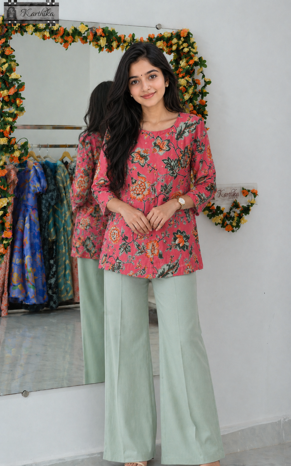 Printed Mul cotton tunic