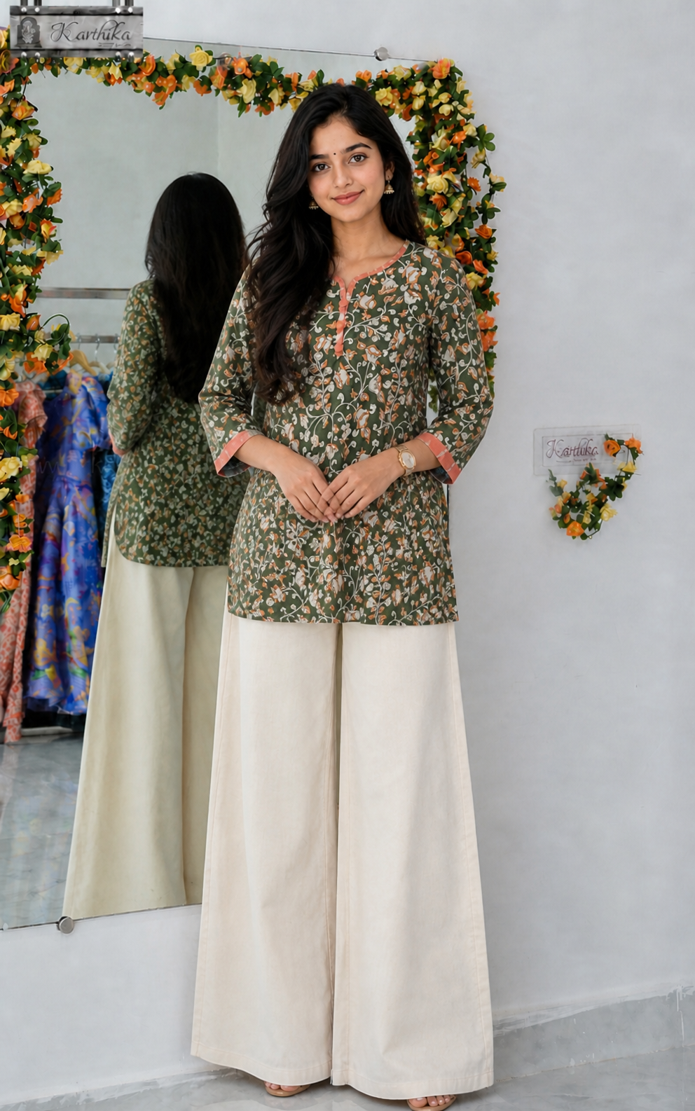 Kalamkari cotton tunic