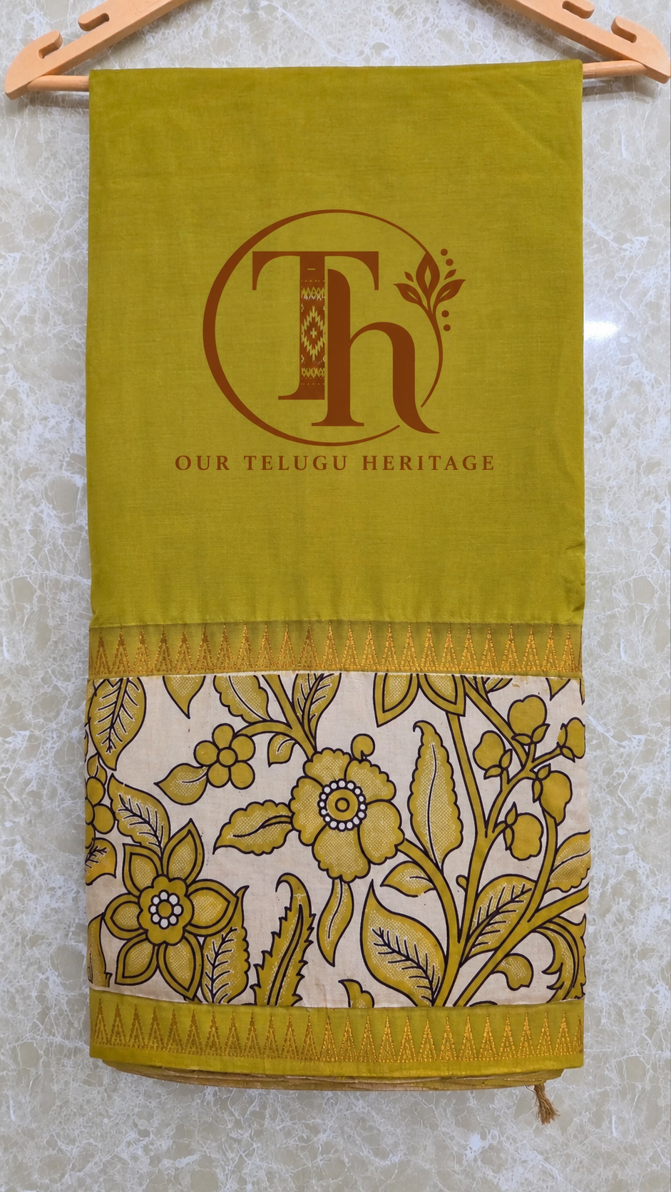 Mangalagiri digital print saree