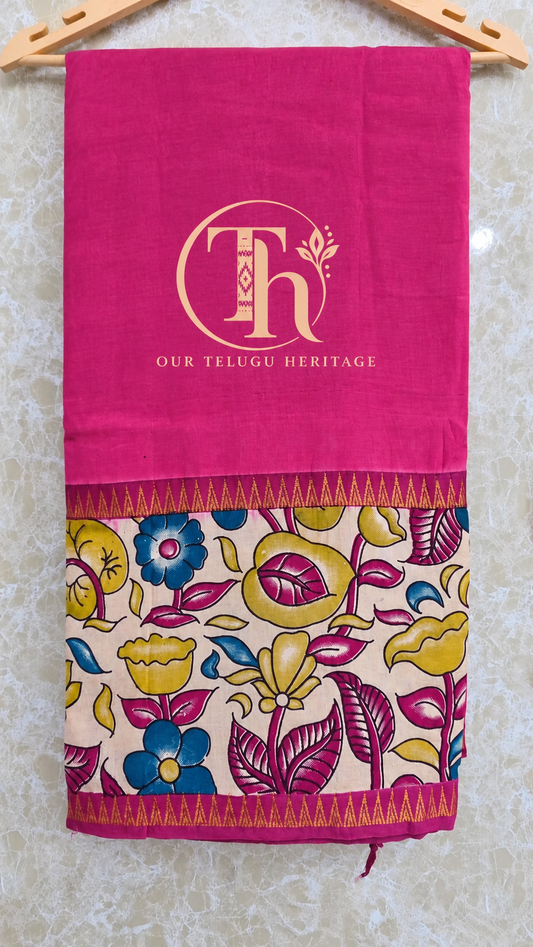 Mangalagiri digital print saree