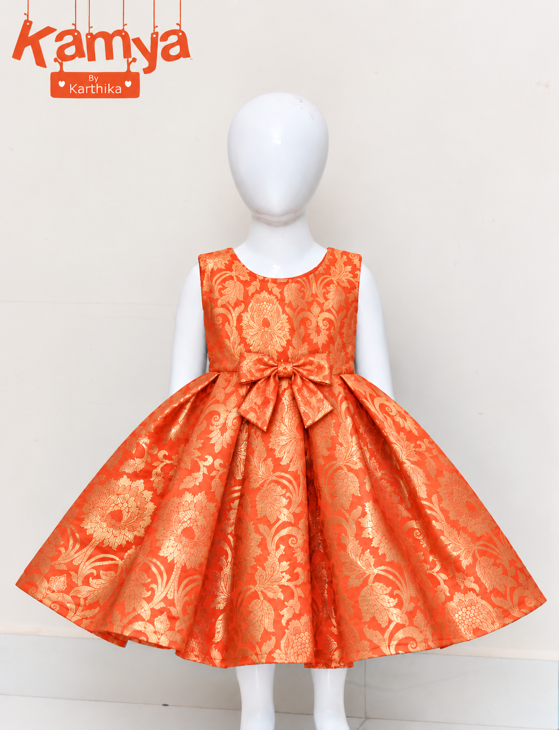 Banarasi silk frock