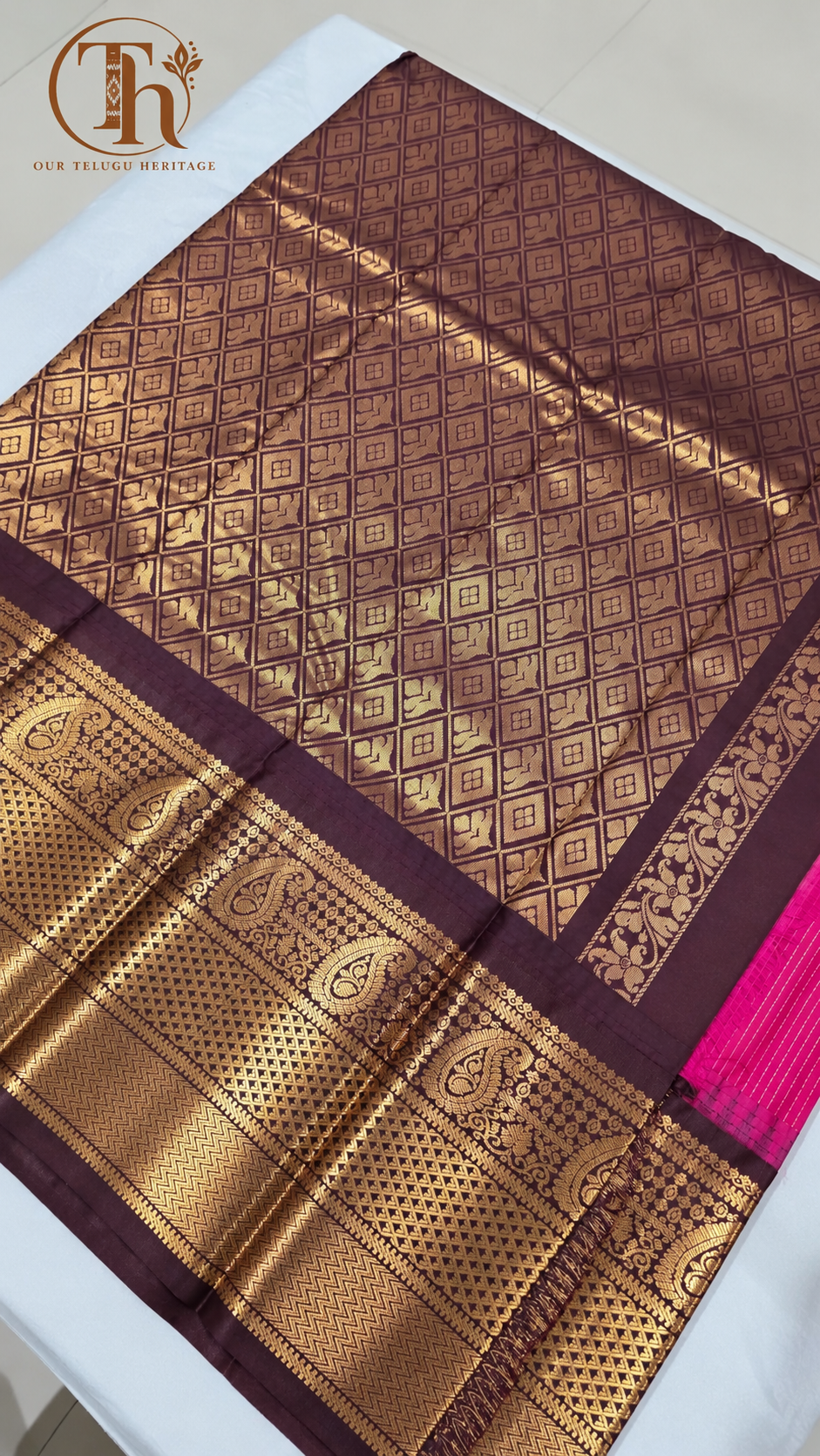Premium semi Gadwal silk saree