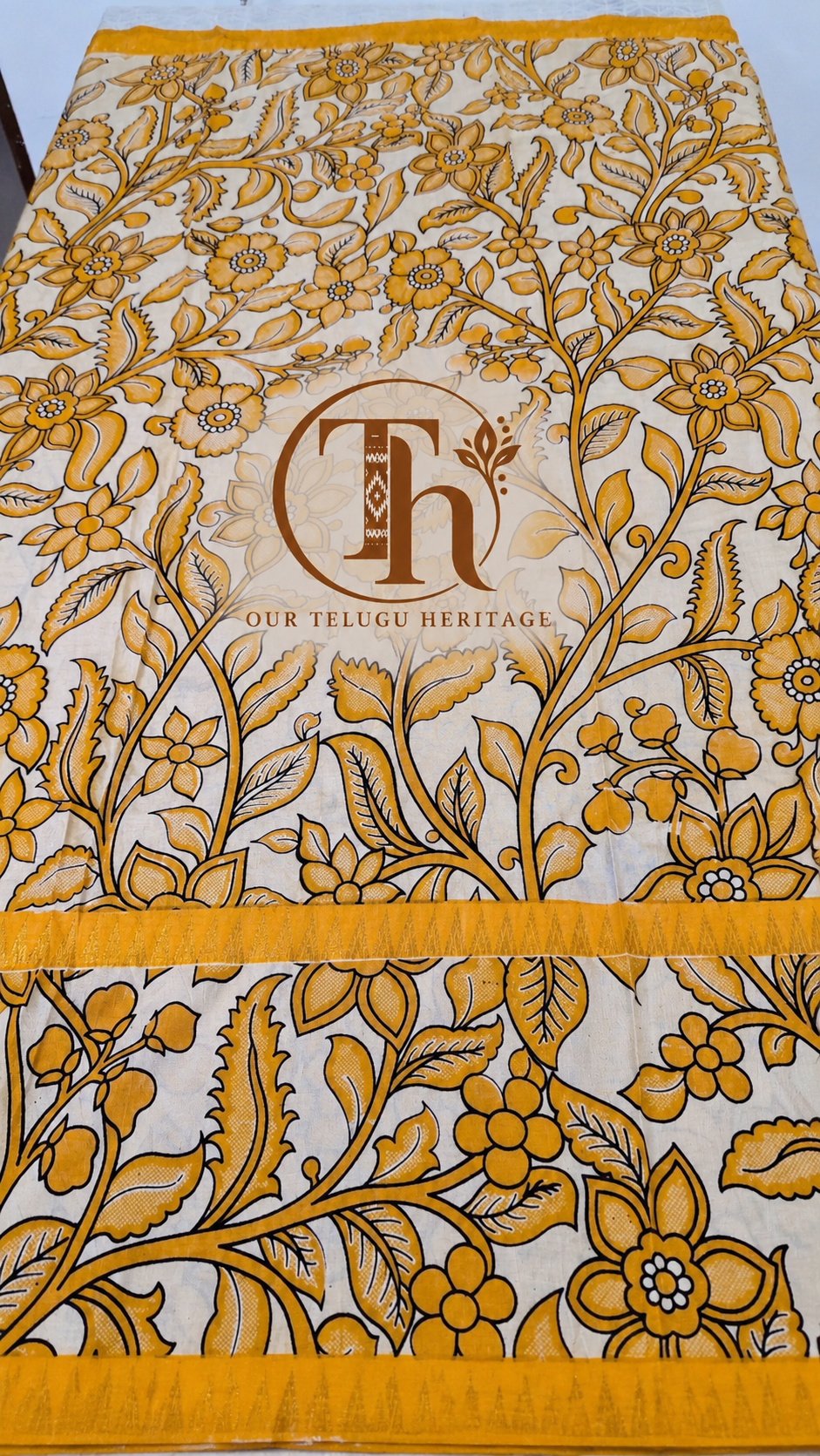 Mangalagiri digital print saree