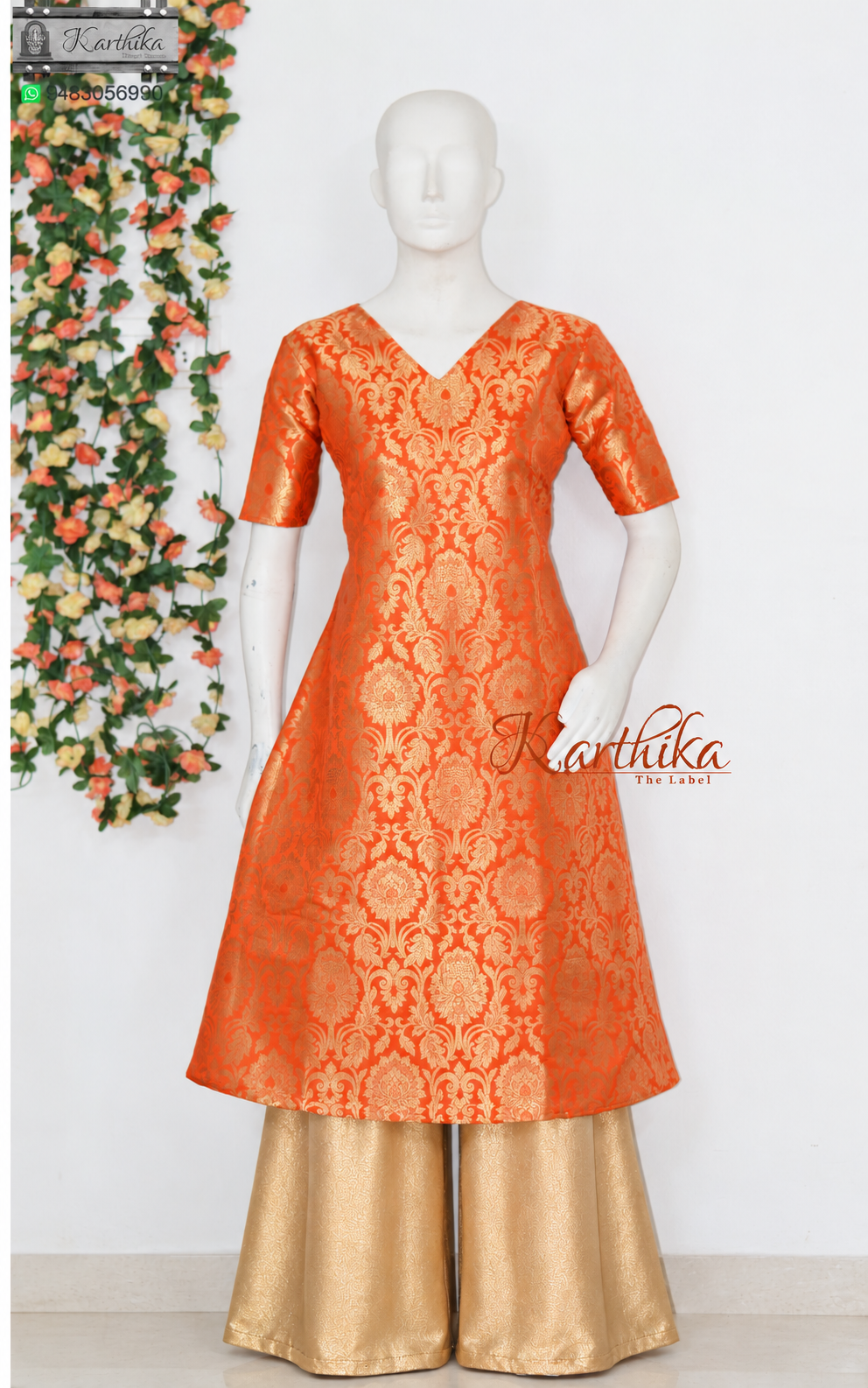Banarasi silk kurthi set