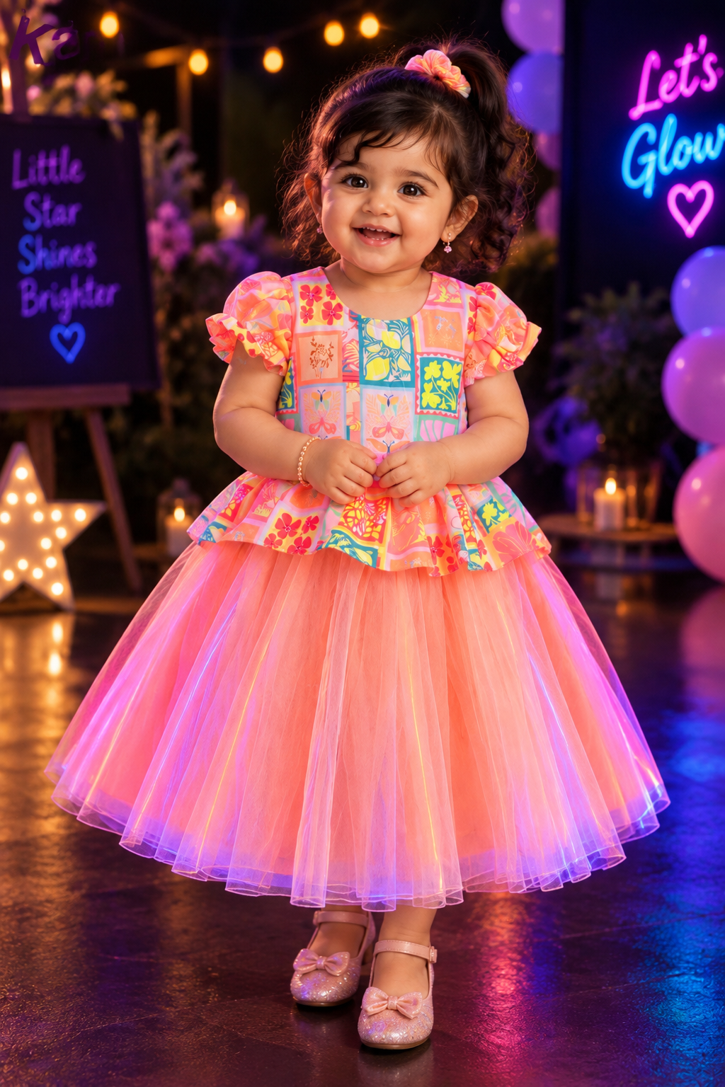 Glow under UV frock