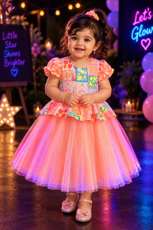 Glow under UV frock