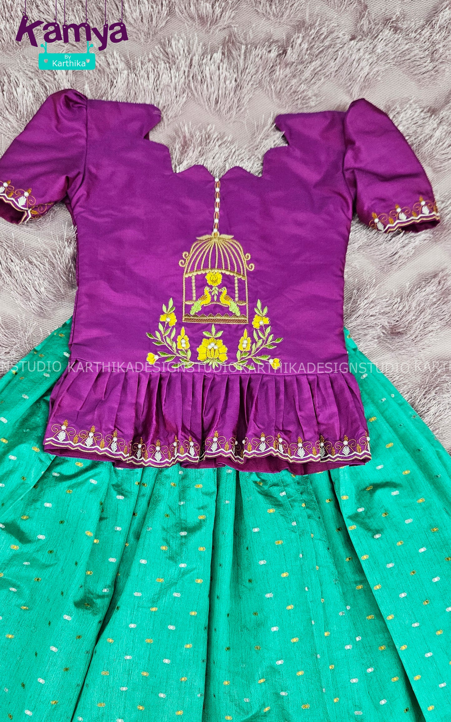 Softsilk lehenga blouse